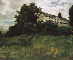 Klosterbyggnader på Herreninsel i Chiemsee
