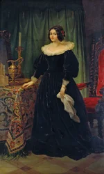 Porträtt av dansösen Lola Montez 1821-1861, 1847