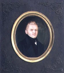 Porträtt av Alexander Muravyov, ca 1840 (akvarell och gouache)