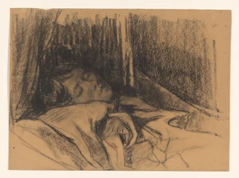 Hustru till Wilhelmus Johannes Steenhoff, i sängen