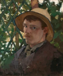 Självporträtt i Montigny, 1876.