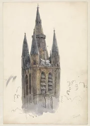 Kyrktorn i Delft