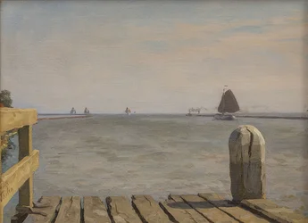 Pier i Enkhuizen. 1918