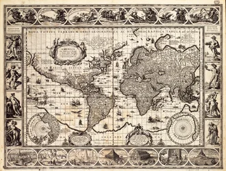 Mercator-karta över världen