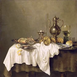 Frukost med en krabba, 1648