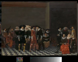 En bröllopsfest, ca 1625 (olja på pannå)