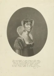 Porträtt av Wilhelmina Frederica Louisa, drottning av Nederländerna