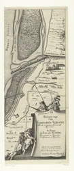 Beleg van Schenckenschans (höger sida), 1635 Belägring av Schencken-Schans, med alla nya fort och inflygningar