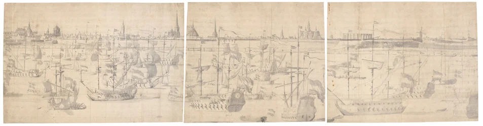 Den holländska flottan på Copenhagen Red 1658