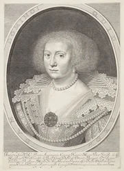 Porträtt av Amalia van Solms
