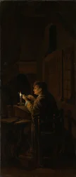 Triptyk: Allegory of Art Training
