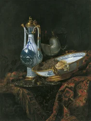 Stilleben med Nautilus Cup