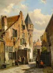 Utsikt över Leiden, 1891