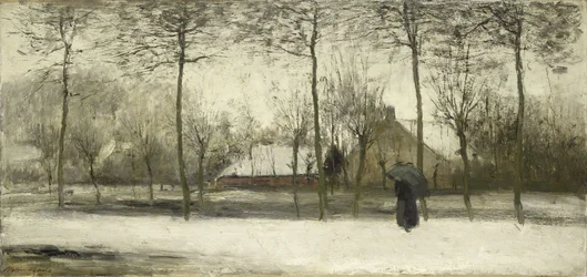 Vinterlandskap, ca 1875 (olja på duk)