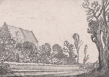 Huset med trappgaveln, från Verscheyden Landtschapjes Various Little Lands..., ca. 1616.