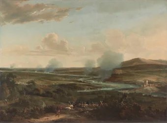 Slaget vid Medway Resa till Chatham, 1667: sett från en kulle nära Rochester