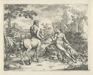 Ocyrhoe förutspår Chirons och Asclepius öde