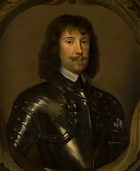 Porträtt av Richard 2nd Lord Herbert of Cherbury (1557-1596) (olja på duk)
