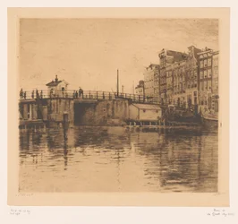 Utsikt över Kraansluis i Amsterdam
