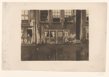 Hus på Oudezijds Achterburgwal i Amsterdam