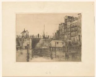 Utsikt över Kraansluis i Amsterdam