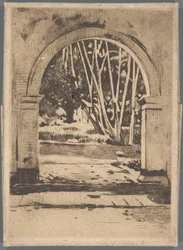 Porten till Hotel Bellevue, Buitenzorg