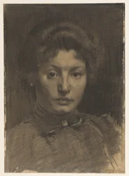 Porträtt av fru Marie Breitner-Jordan