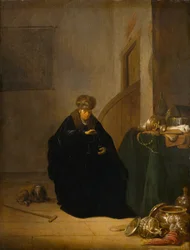 The Gold Weigher, ca 1635-1640 (olja på panel)