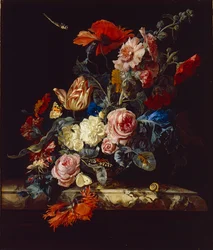 En vas med blommor, 1663