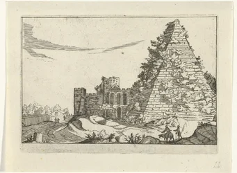 Piramide van Gaius Cestius Romerska ruiner (serie 2) (serietitel)