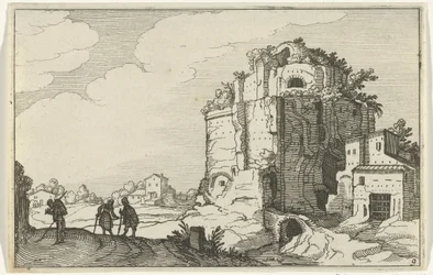 romersk ruin Romerska ruiner och kustlandskap (serie 1) (serietitel)