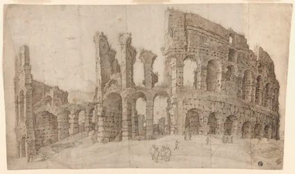 Ruinerna av Colosseum i Rom