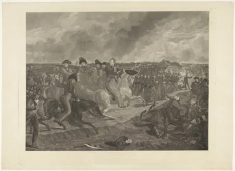 Prins av Orange i slaget vid Quatre-Bras, 1815