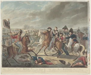 Hans kungliga höghet William Prince of Orange i det ärorika slaget vid Waterloo, 18 juni 1815, sårad vid segerns ögonblick / Son Altesse Royale Guillaume Prince d
