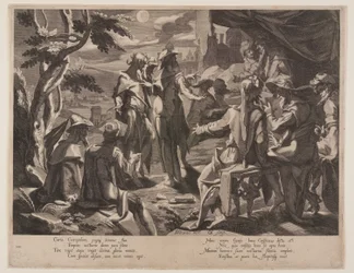 Areopagite Judges of Athens, plansch 8 från Rättvisans tron (Thronus Iustitiae)