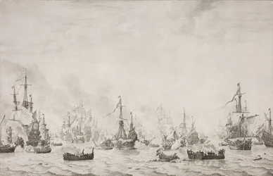 Slaget vid Downs Slaget vid Downs mot den spanska armadan, 21 oktober 1639