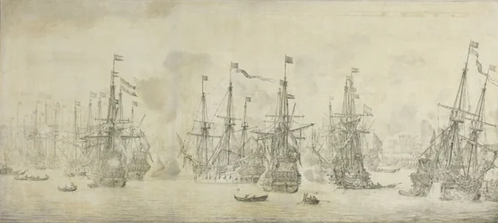 Engelsmännens misslyckade attack mot returflottan i hamnen i Bergen, Norge, 12 augusti 1665: en episod från det andra engelsk-holländska kriget