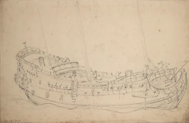 Porträtt av en engelsk femtekolonnare, ca 1675 (grafit)