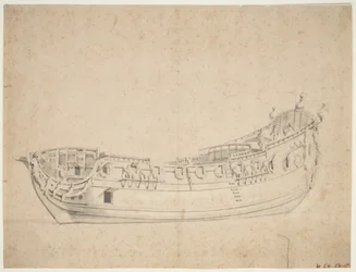 Porträtt av "James Galley", ca 1676 (offset, blyerts, lavering)