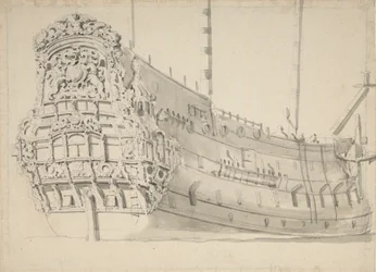 Porträtt av "James", ca 1675 (blyerts, lavering)