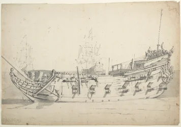 Porträtt av "Wulpenburg Amsterdam", ca 1659 (grafit, grå lav)
