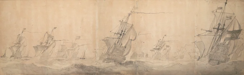 Nederländska flottan slår upp kusten utanför Nordfrisiska öarna 9 [OS] / 19 oktober 1658