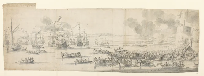 Maria av Modena embarkerar i Gravesend