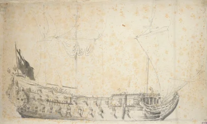 Porträtt av "Essex", ca 1660 (grafit, grå tvätt)