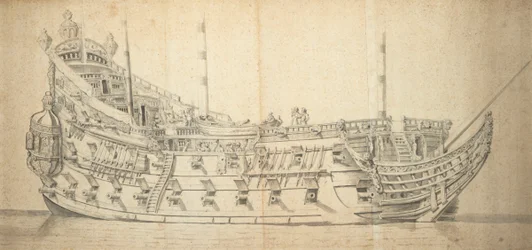 Porträtt av "Tre Foldighed", ca 1659 (grå tvätt)