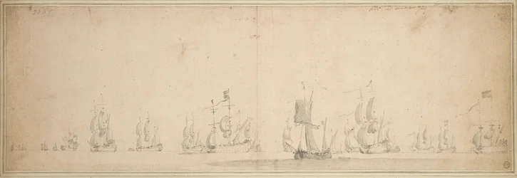 Den nederländska flottan före slaget vid Lowestoft, maj-juni 1665