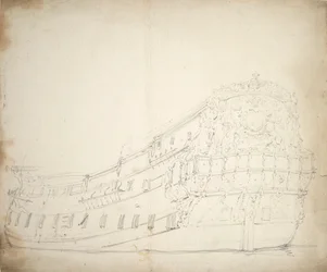 Porträtt av en engelsk fjärdeklassare, ca 1675 (grafit)