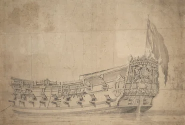 Porträtt av "Providence", ca 1661 (grafit, grå tvätt)