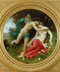 Flora och Zephir (målning på duk)