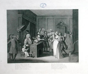 Rättvisan segrar, graverad av Thomas Cook (1744-1818) (gravyr)